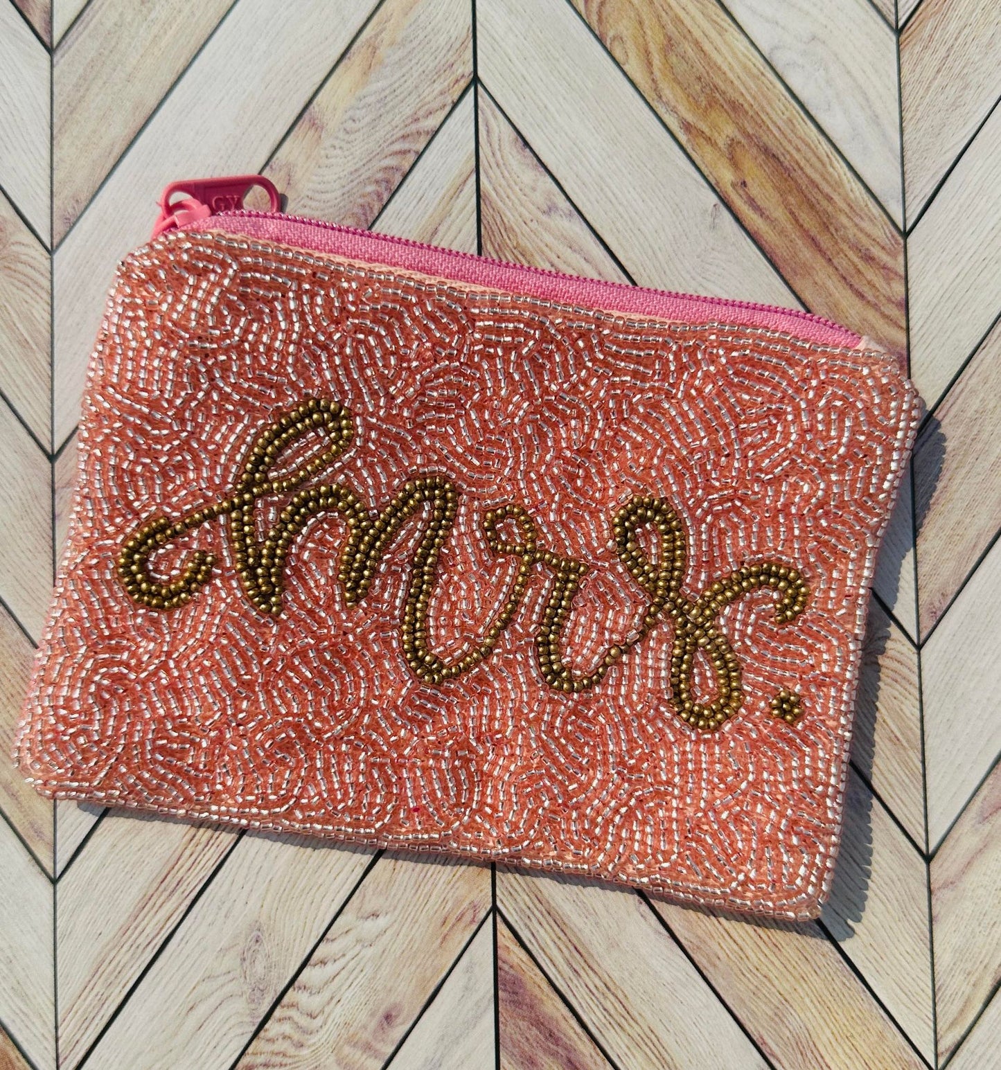 Mrs Beaded Coin Purse Bag