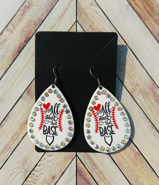 All about that Base Metal Dangle Earrings