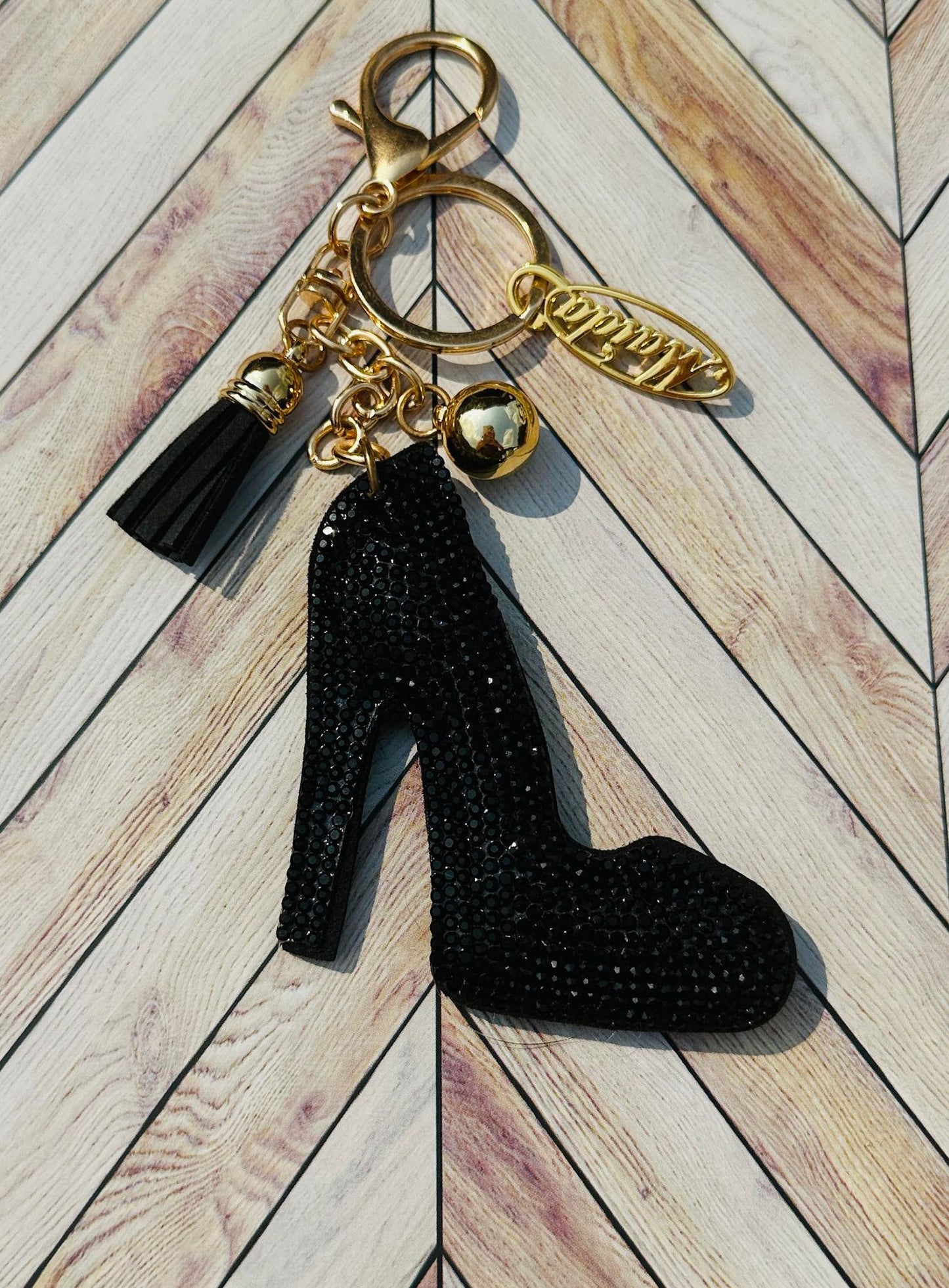 High Heel Bling Key Chain