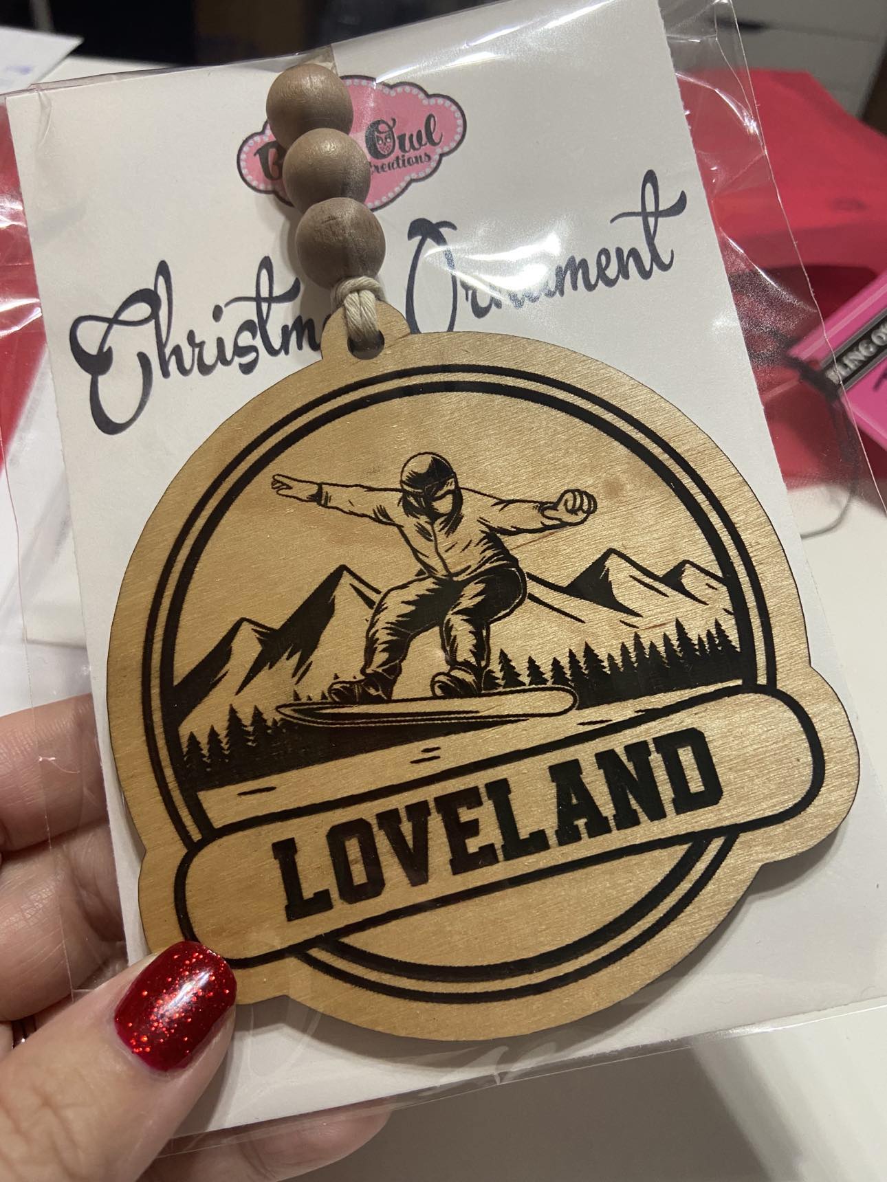 Snowboarder Ornament