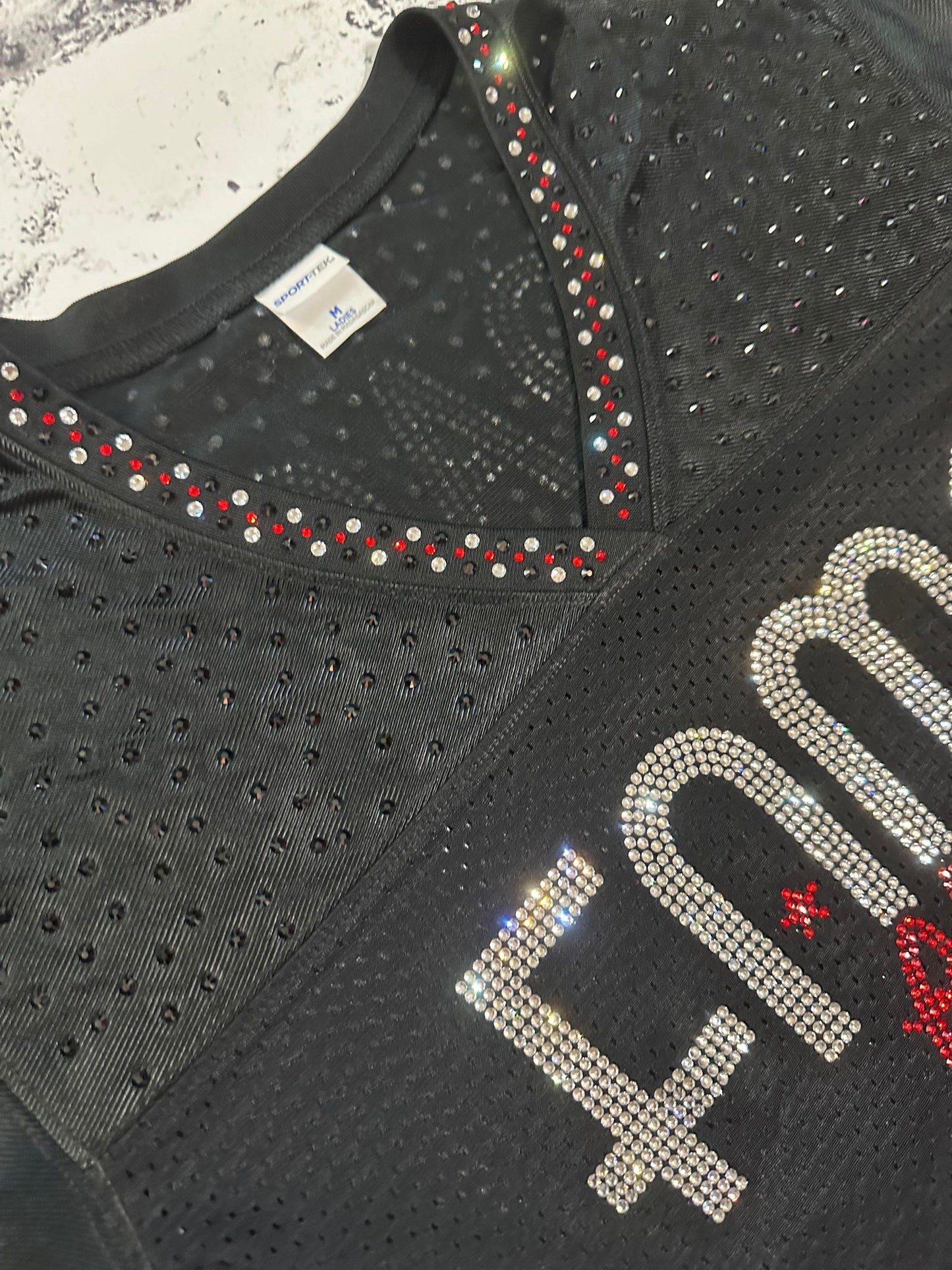 Football Bling Jersey (No trademark or Copyright teams allowed)