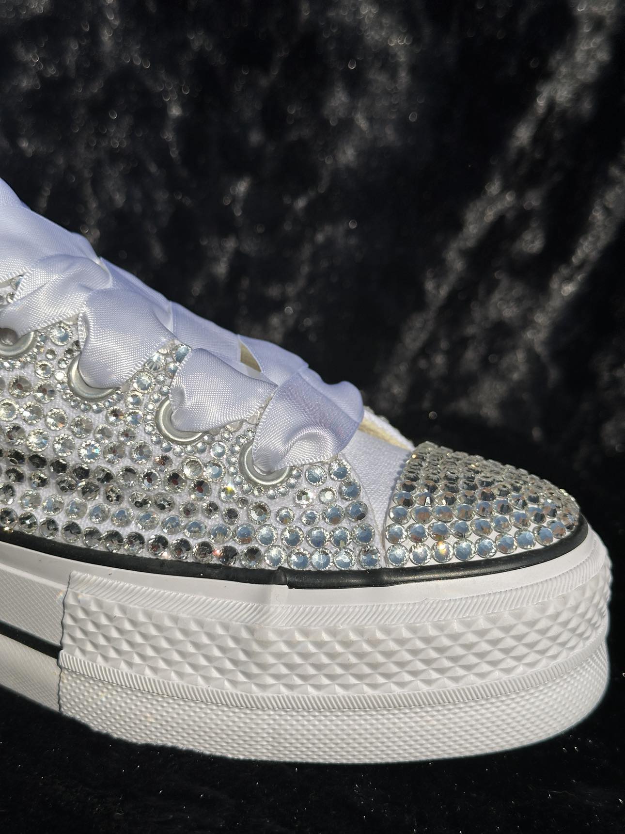 Bling Converse Low Top- Turnaround time is 6 weeks