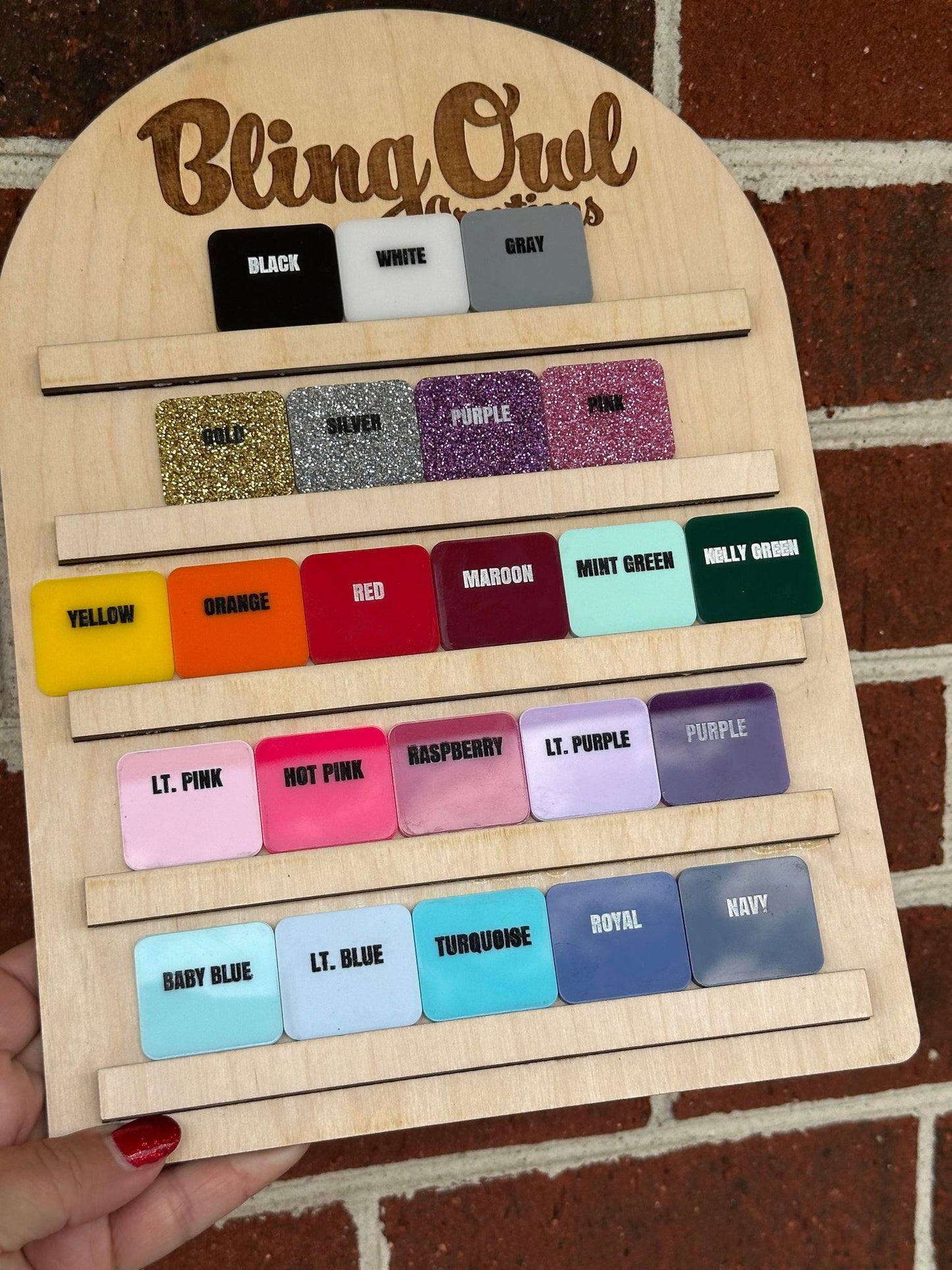 Cupcake Acrylic Bookmark