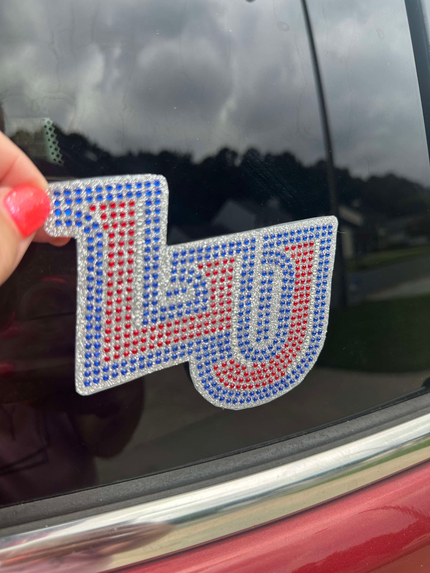 LU Bling Car Decal