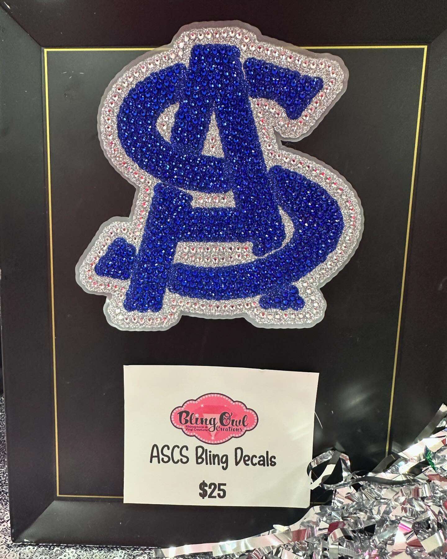 AS Atlantic Shores Bling Car Decal