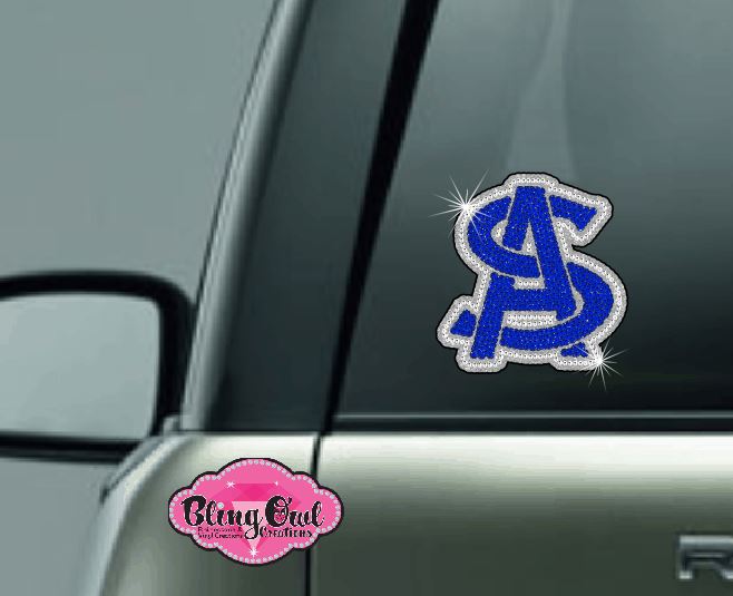 AS Atlantic Shores Bling Car Decal