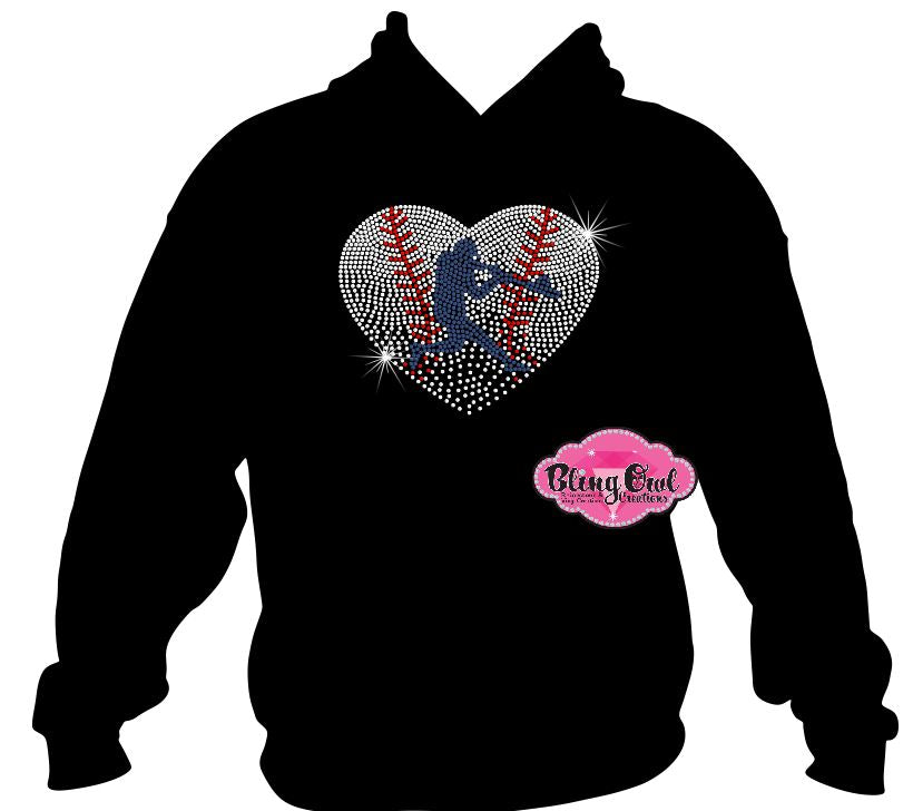 baseball spirit_wear rhinestones sparkle bling