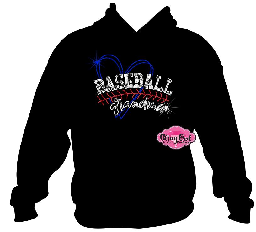 baseball_grandma_stitches shirt gameday tshirt rhinestones sparkle bling