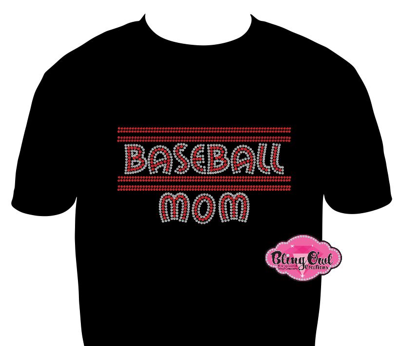 baseball_mom baseball seams spirit_wear rhinestones sparkle bling