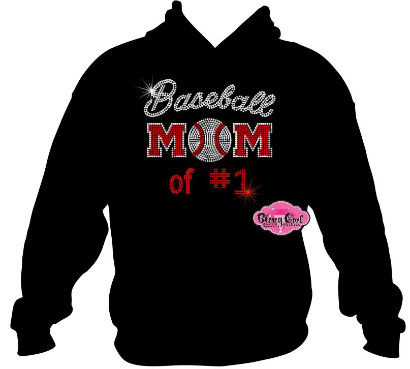 baseball_mom spirit_wear rhinestones sparkle bling personalized number #