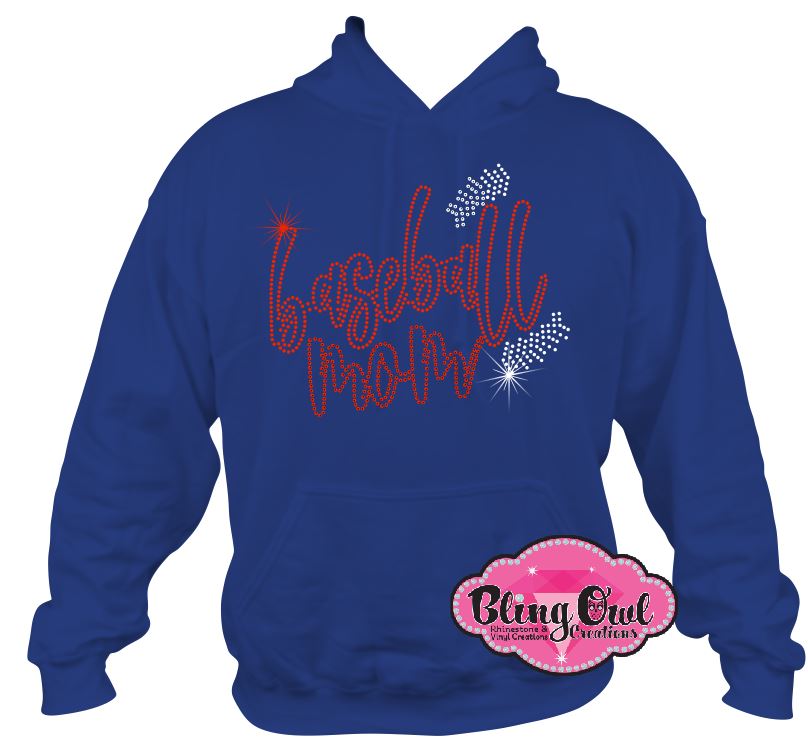baseball_mom spirit_wear rhinestone sparkle bling