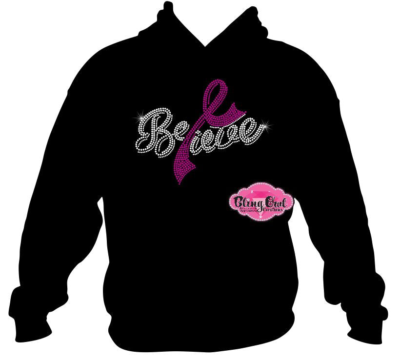 Believe Cursive Ribbon (Rhinestone Design)
