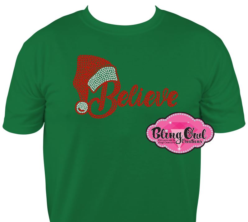 Believe w/Hat (Rhinestones)