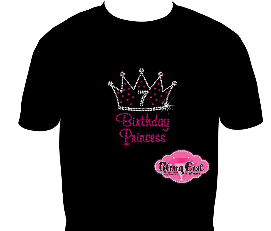 Birthday Princess 1 (Rhinestone Design)