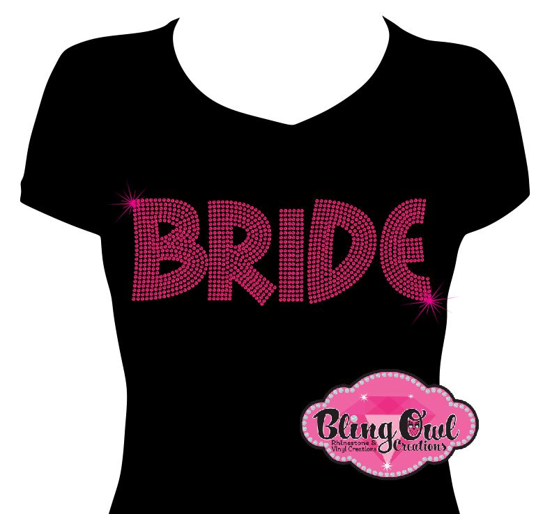 bride_to_be_shirt bridal_shower_party_outfit bachelorette_party_tees cute_trendy_bride_shirt rhinestone_royalty_sparkle_on_your_day bride_to_bling