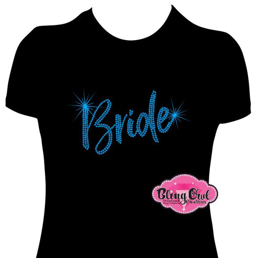 Bride Slant (Rhinestone Design)