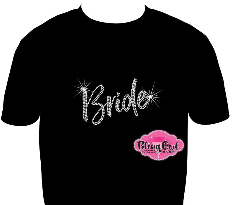 Bride Slant (Rhinestone Design)