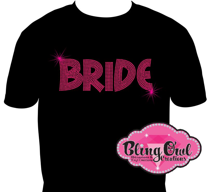 bride_to_be_shirt bridal_shower_party_outfit bachelorette_party_tees cute_trendy_bride_shirt rhinestone_royalty_sparkle_on_your_day bride_to_bling