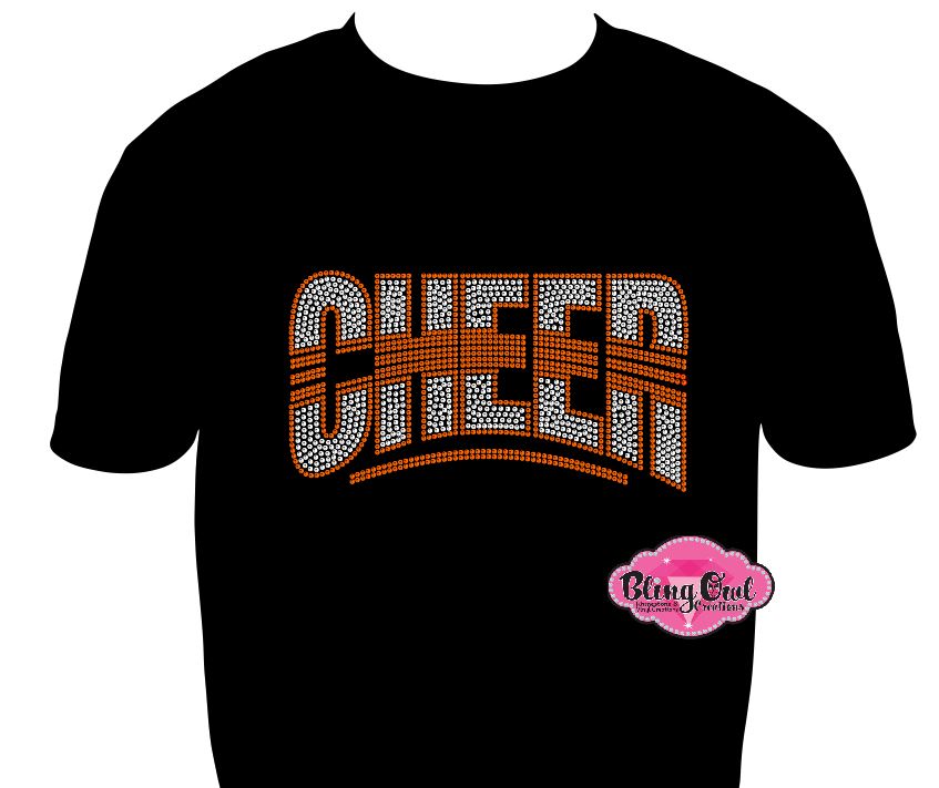 cheer shirt team_cheer rhinestones sparkle bling