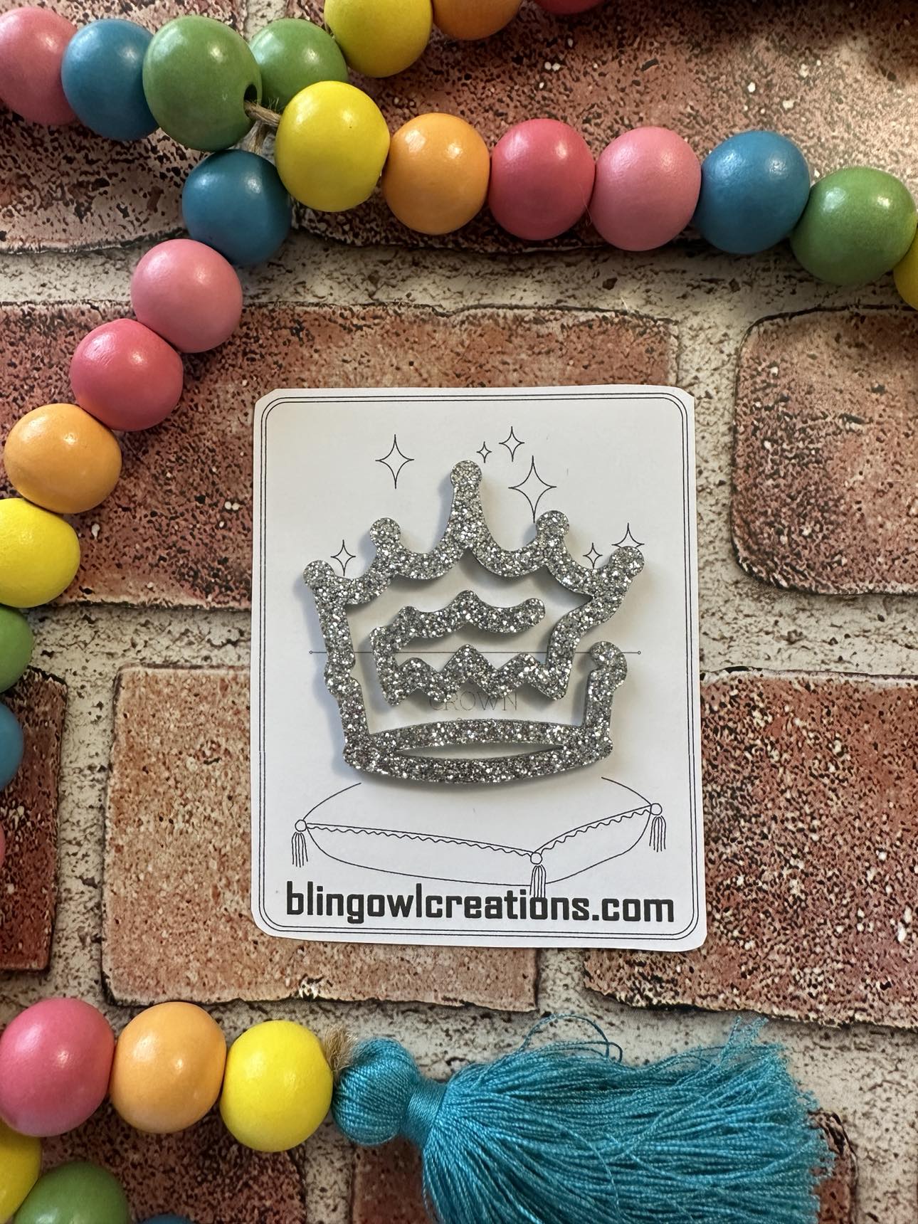 Crown Bookmark, book lovers, reading