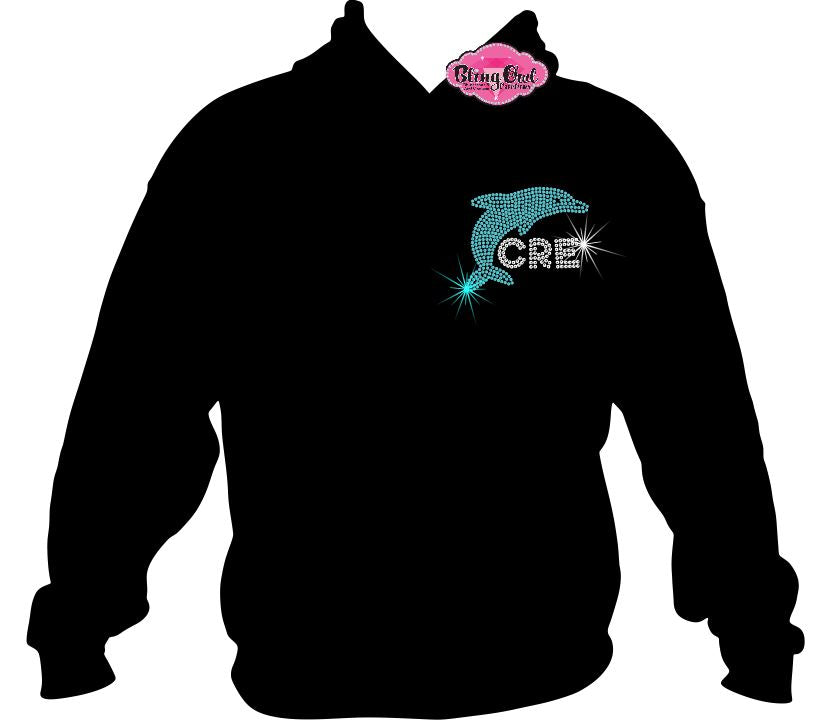 cre_dolphin_team cedar road school_spirit_wear rhinestones sparkle bling