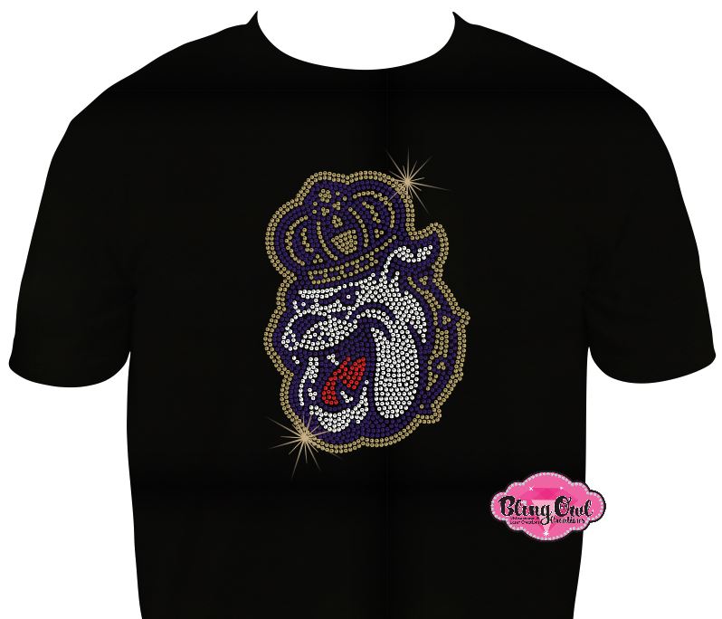 JMU Duke Dog Face Scoop Neck Unisex