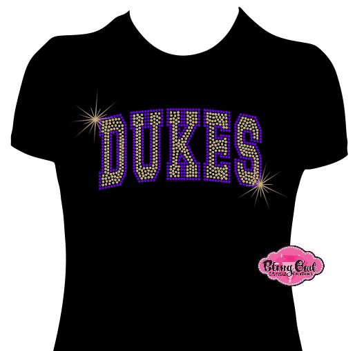 JMU Dukes Arch Scoop Neck Fitted