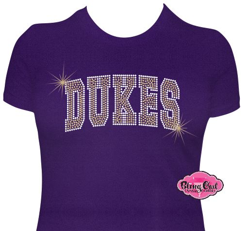 JMU Dukes Arch Scoop Neck Fitted