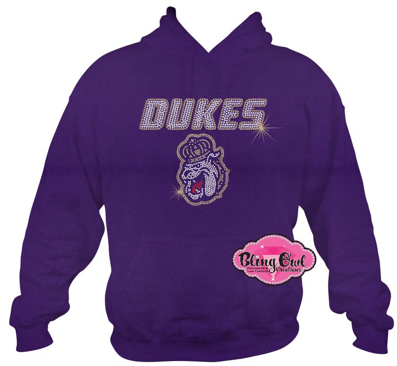 JMU Dukes Dog Face small Unisex Sweatshirt
