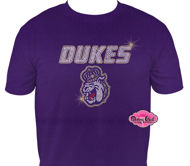 JMU Dukes Dog Face Small Scoop Neck Unisex
