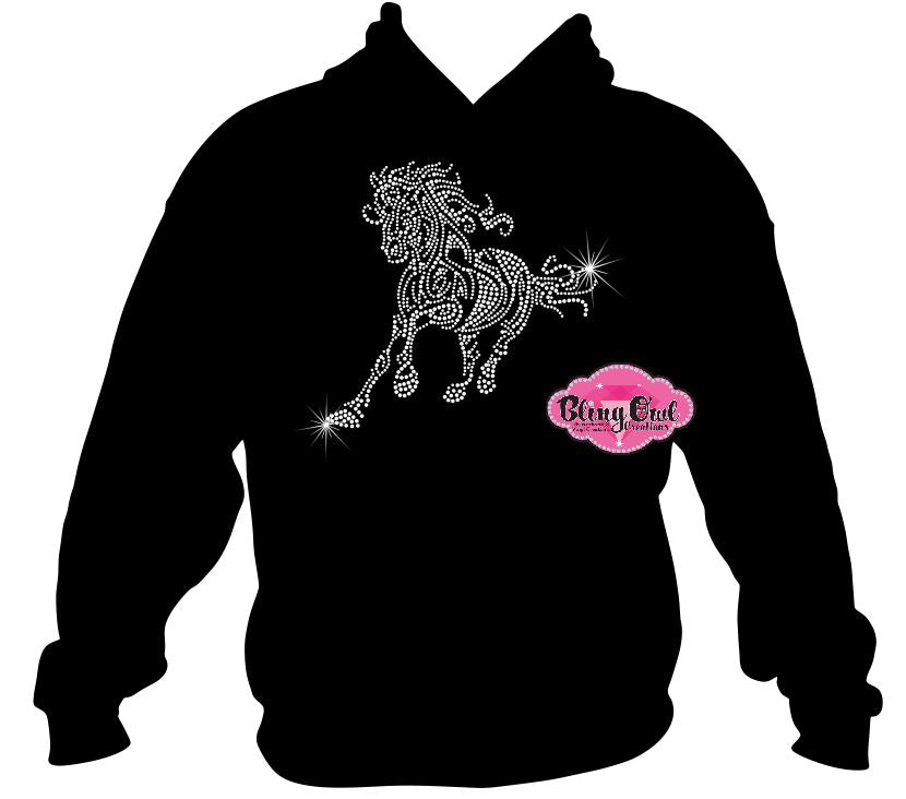 fancy horse country horse lover shirt bling rhinestones sparkle bling