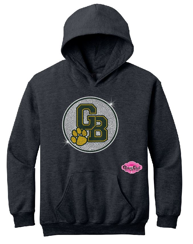 GB Circle Paw full circle Hoodie Youth