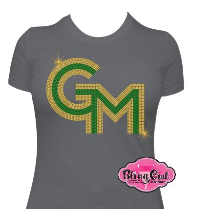 GMU 2 Color Logo Fitted Short Sleeve