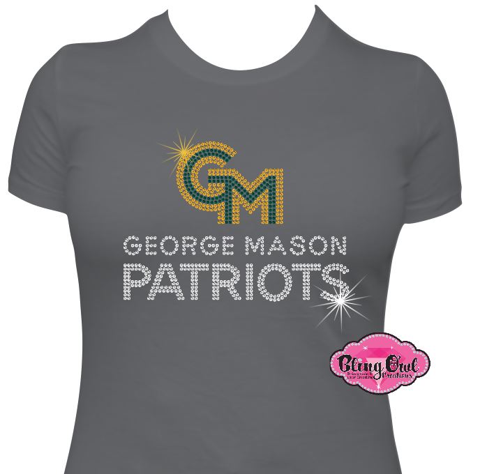 GMU George Mason Patriots Fitted Short Sleeve
