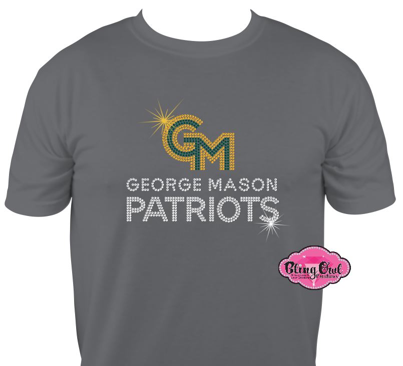 GMU George Mason Patriots Unisex Short Sleeve
