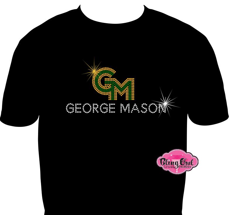 GMU George Mason Logo Name Unisex Short Sleeve