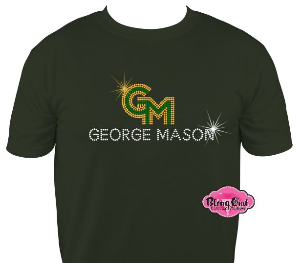 GMU George Mason Logo Name Unisex Short Sleeve