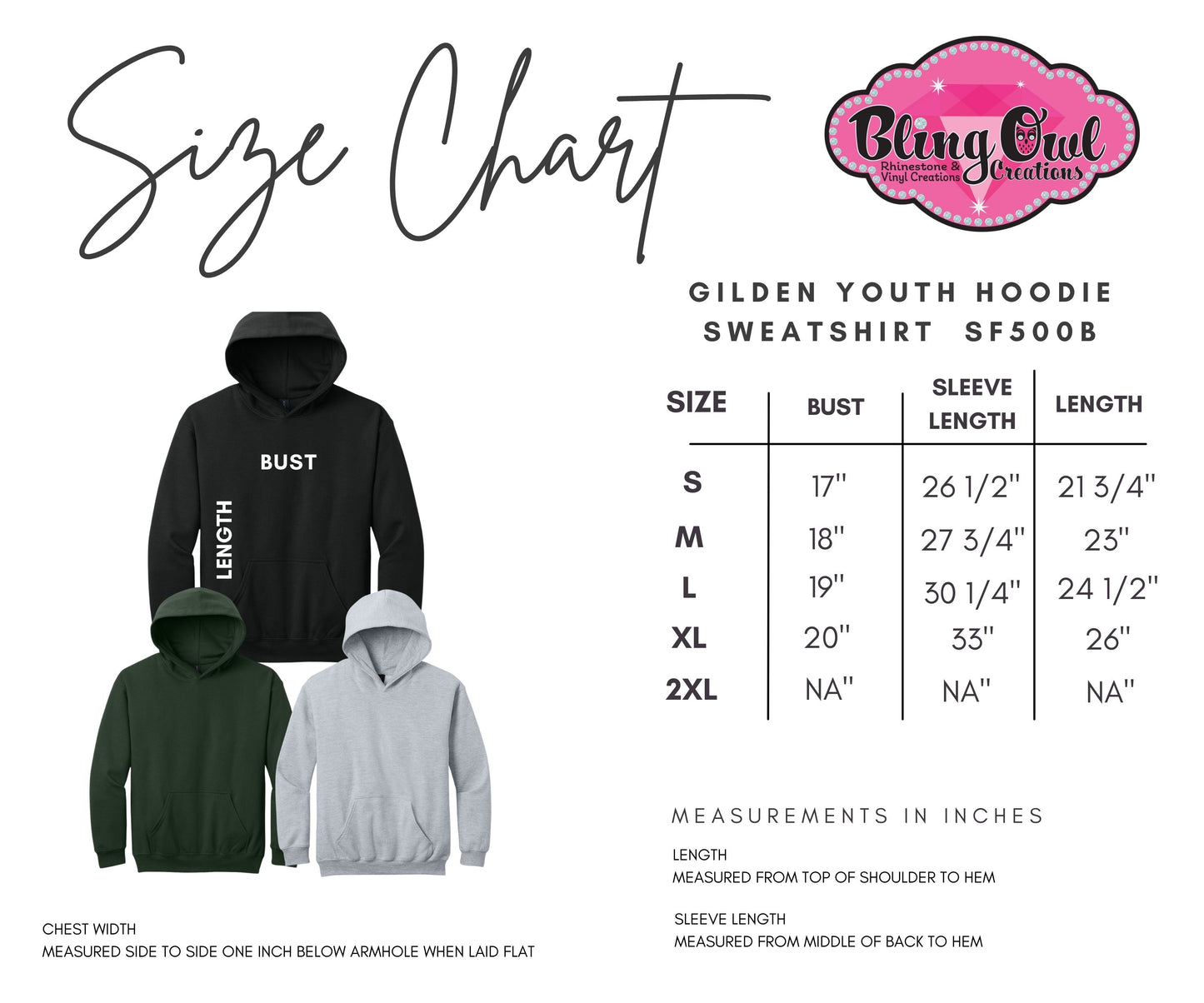 GBM Cheer Paw Rhinestone Youth Hoodie