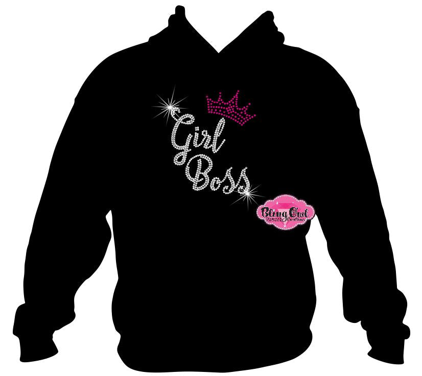 girl boss queen_crown pageant_shirt_contestants rhinestones sparkle bling