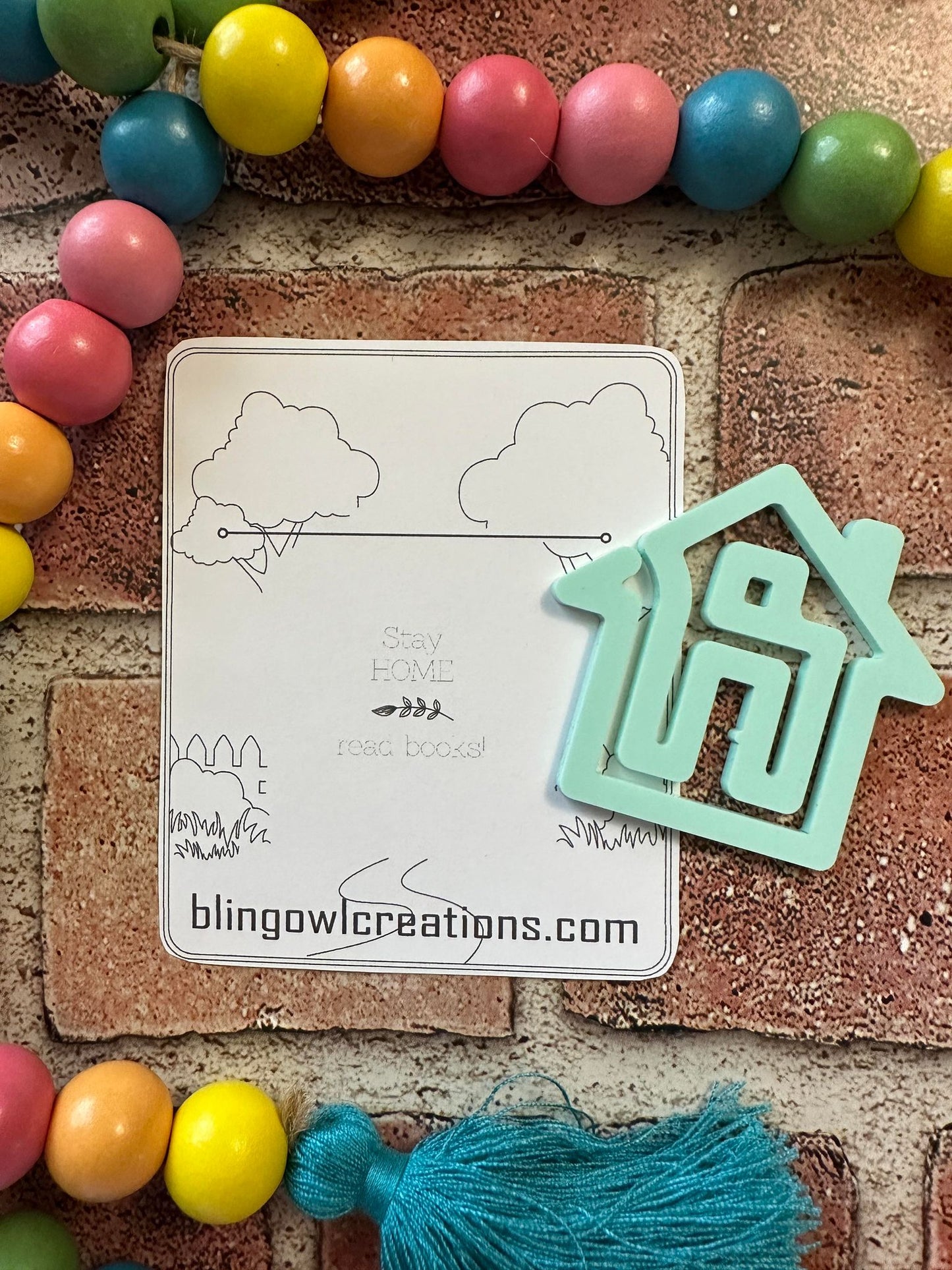 House Bookmark, book lovers, reading