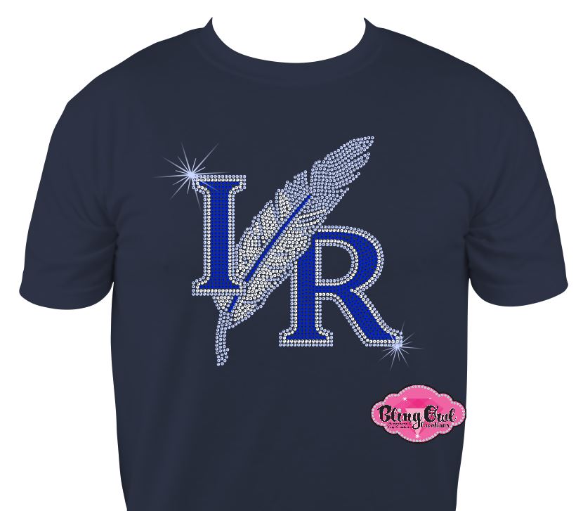 indian_river braves mascot feather school_spirit_wear rhinestones sparkle bling