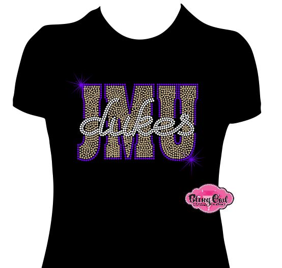 JMU Dukes Knockout Scoop Neck Fitted