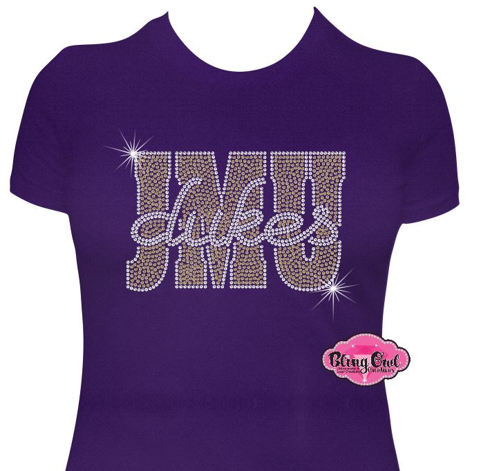 JMU Dukes Knockout Scoop Neck Fitted