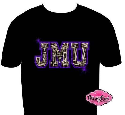 JMU Block Logo Scoop Neck Unisex