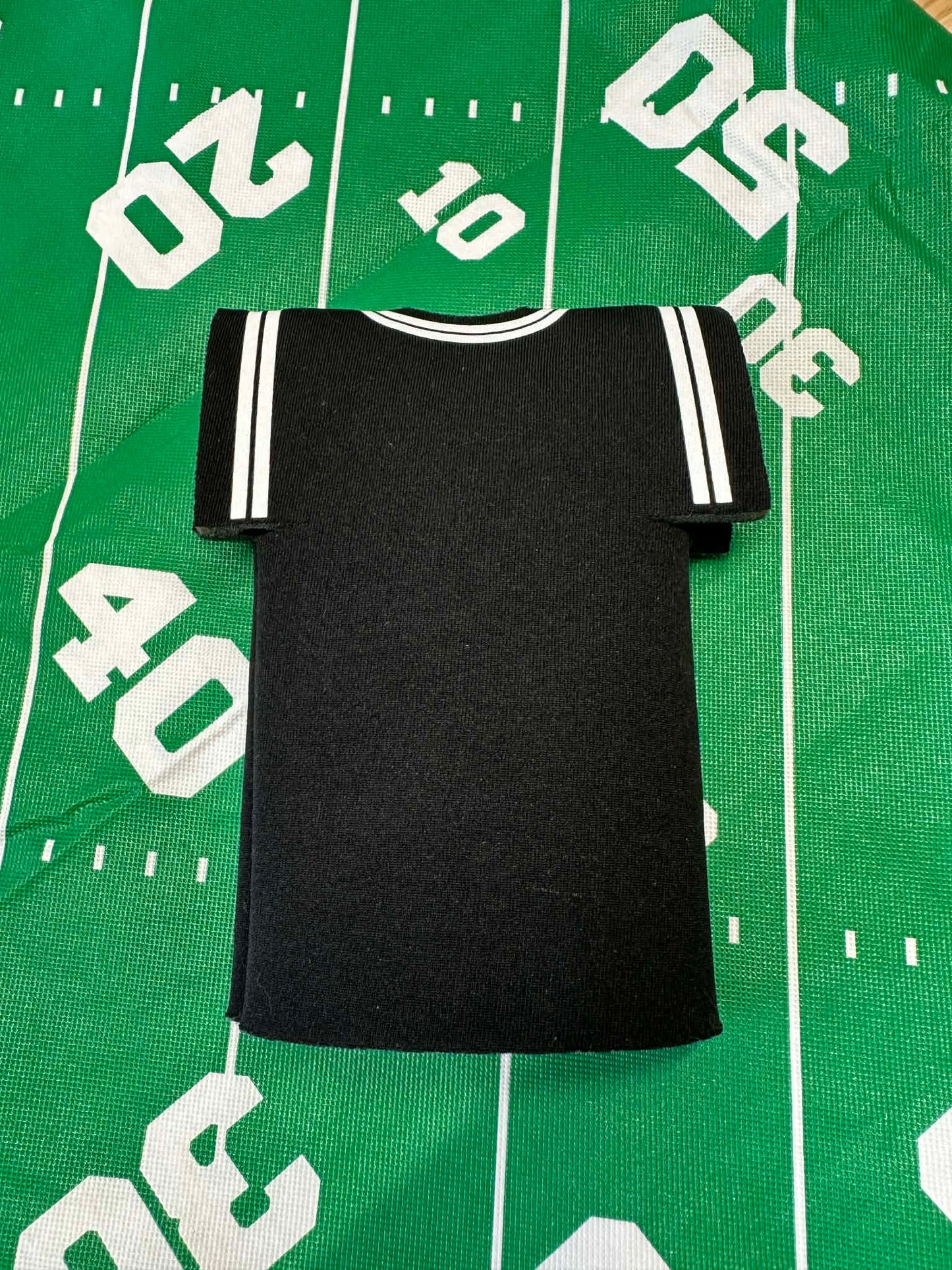 Black Jersey Koozie