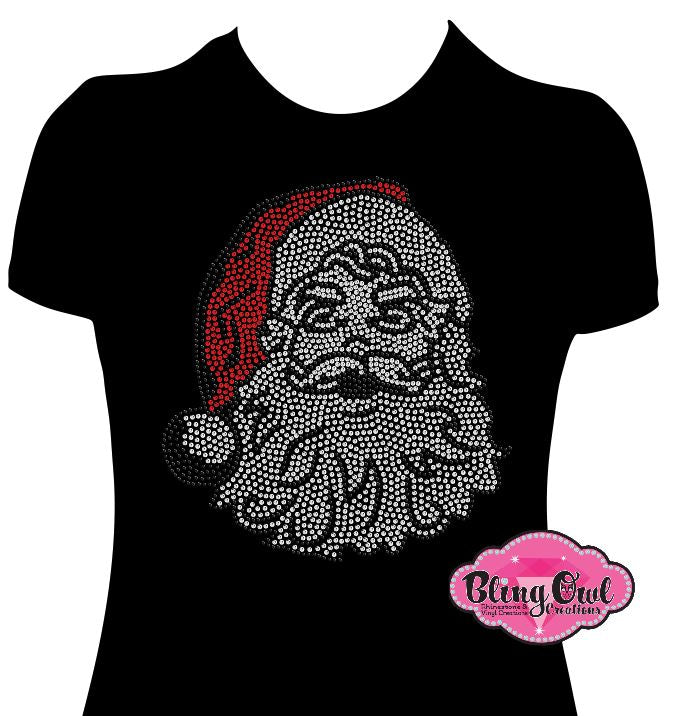 Jolly St. Nick (Rhinestone Design)