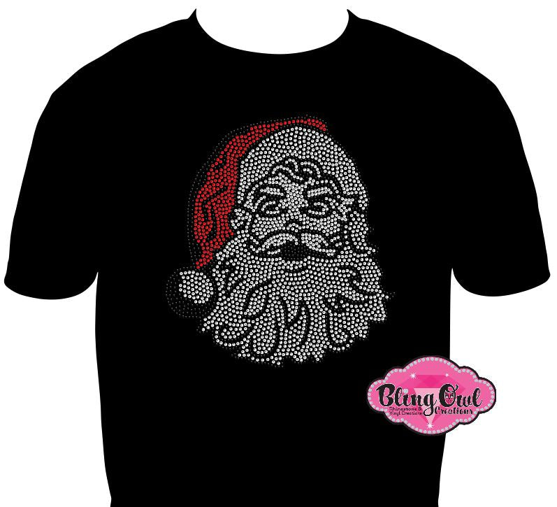 Jolly St. Nick (Rhinestone Design)