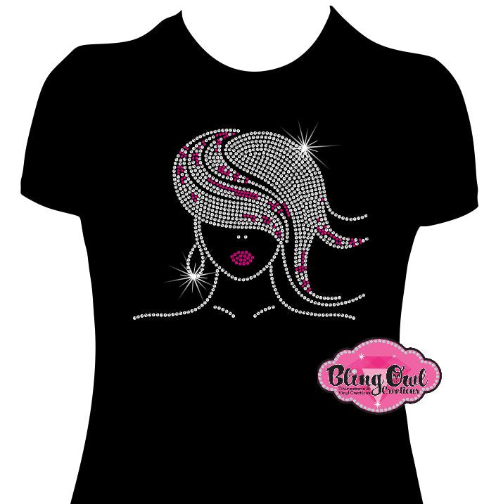 lady_swoosh_hair shirt black cultural african american rhinestones sparkle bling