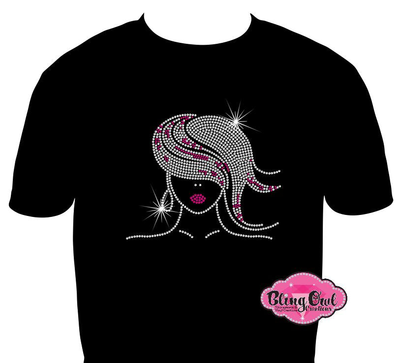 lady_swoosh_hair shirt black cultural african american rhinestones sparkle bling