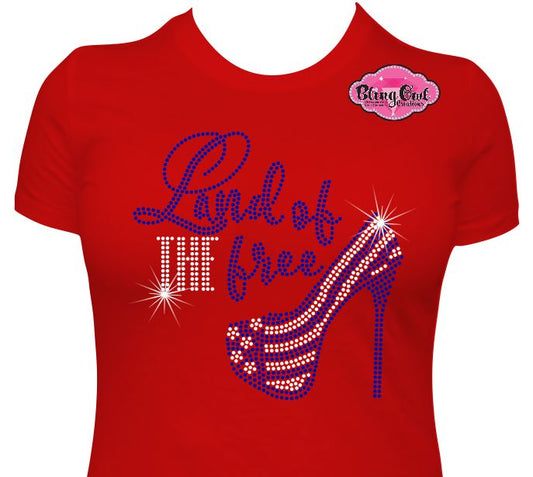 Land of the Free (Rhinestone Design)